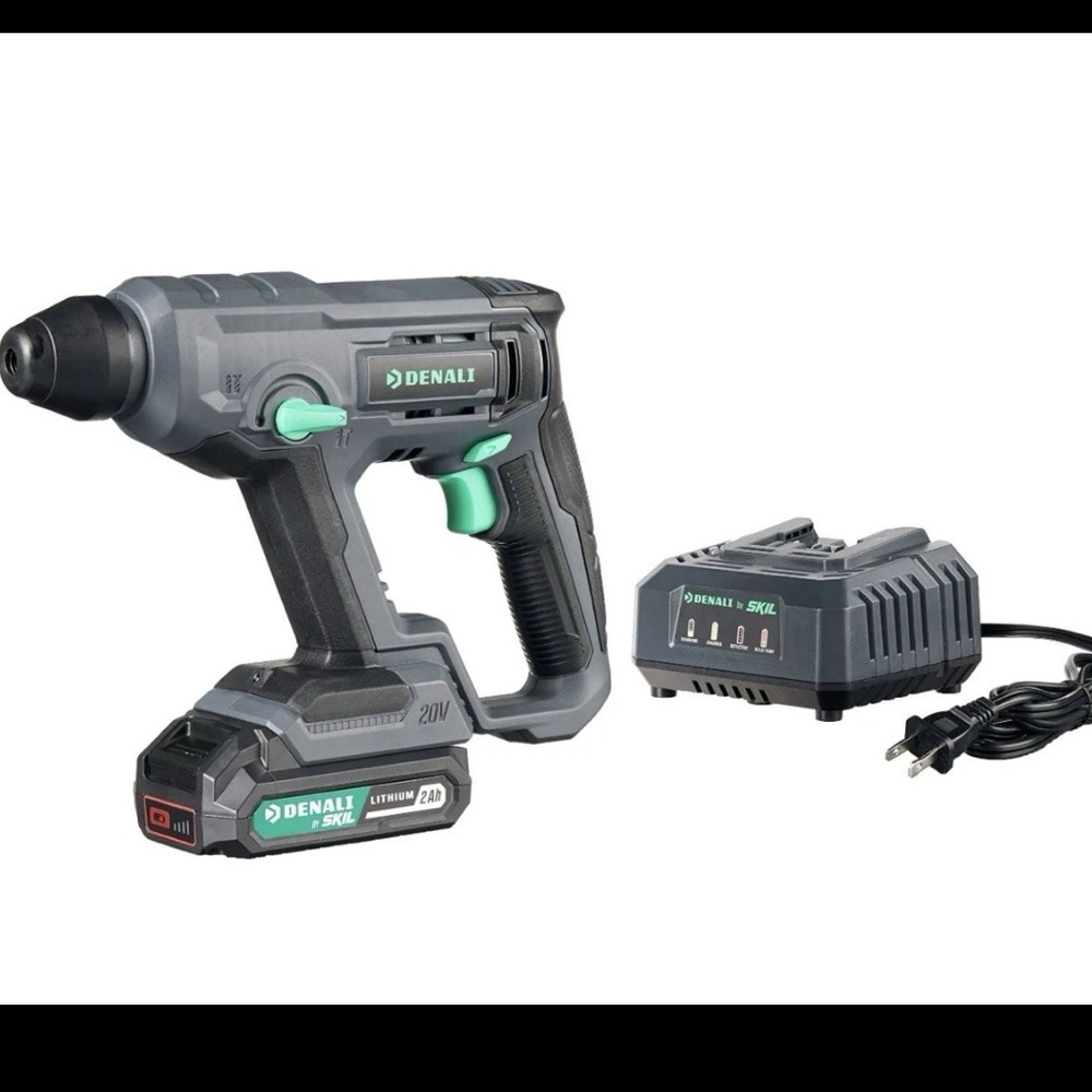 Hammer Drill Denali by SKIL 20V Cordless Rotary Hammer Kit with 2.0Ah Lithium